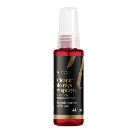 Cleaner - odtłuszczacz do rzęs (40ml) - truskawkowy